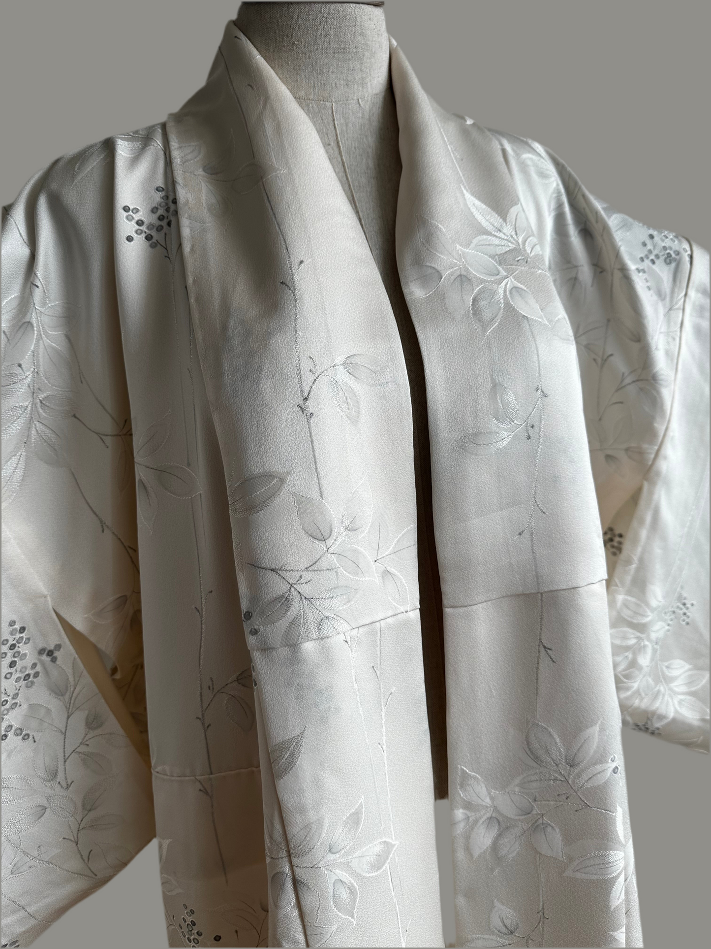 White long summer kimono