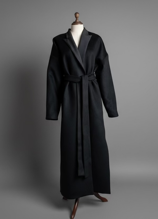 Cashmere kimono coat