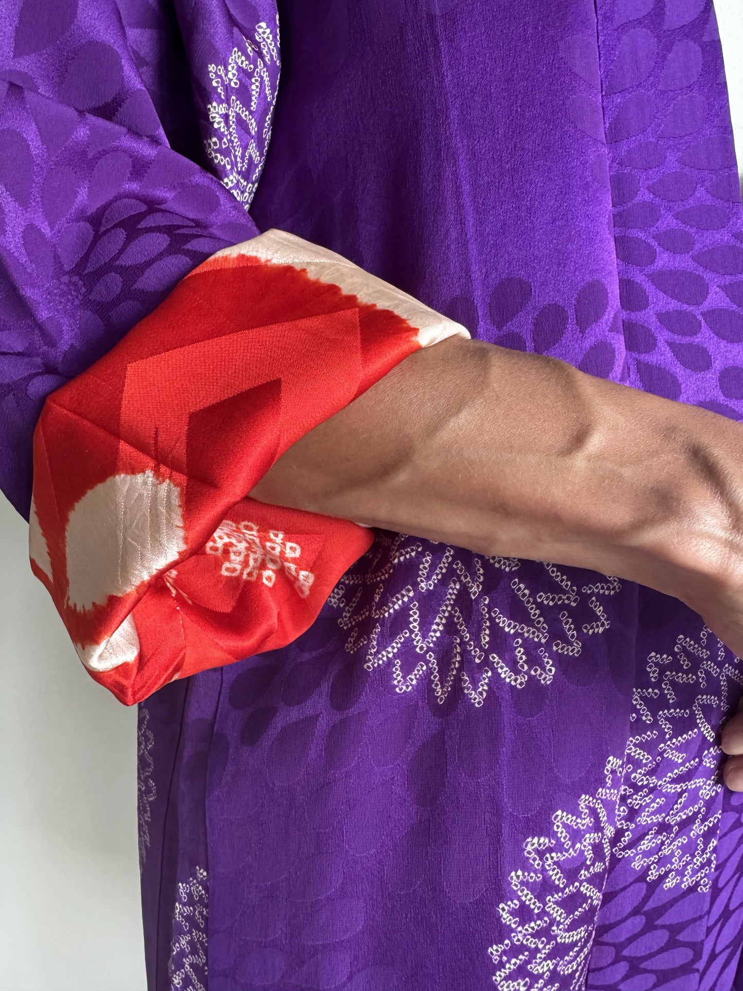 Violet kimono jacket